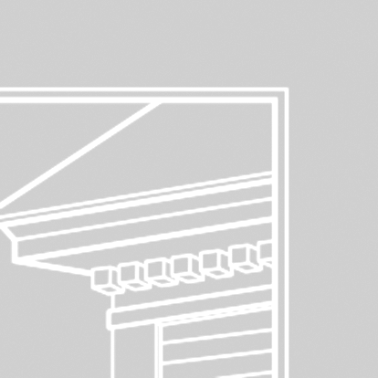 line drawing of dentil molding in cornice